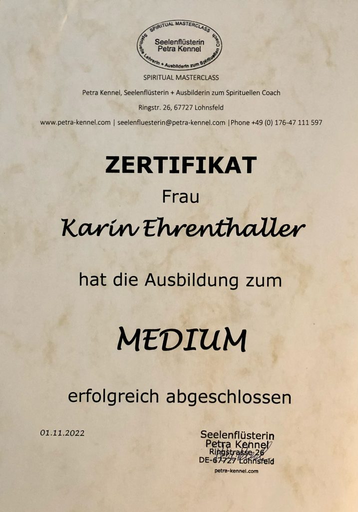 Zertifikat-Medium